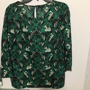 Beautiful Sz 8 J Crew popover back teardrop